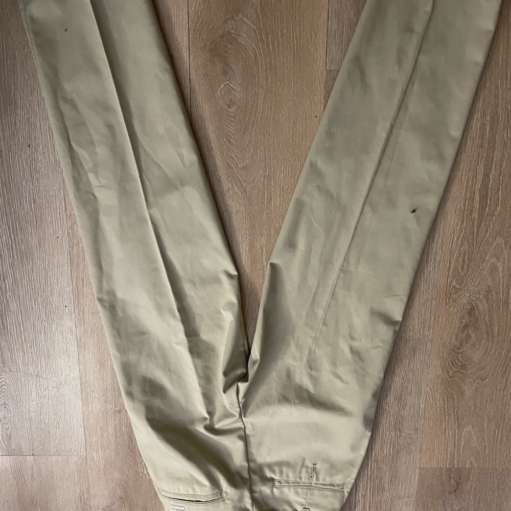 Beige work pants